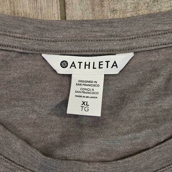 Athleta Vital II Tank Lot of 2 Womens Size XL Gray & Light Blue Muscle Athletic - Picture 7 of 9